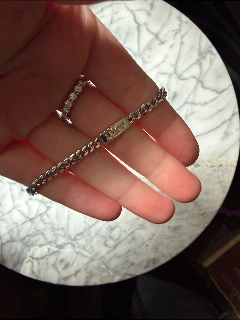 DIOR Silver Chain Bracelet - Picture 3 of 6
